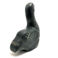 Inuit Carved Soapstone Canadian Goose, 7 Inches, Mid-Century