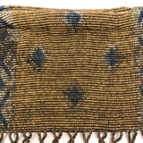 Antique French Deco Gold and Blue Micro-beaded Purse