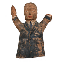 Creepy 1955 Creative Playthings Rubber Suited Man Hand Puppet