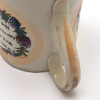 Sunderland Early 19th Century Lustreware Mug with Frog Inside!