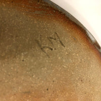 Striking Studio Pottery Fish Platter Signed KM