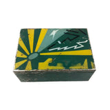 German Bauhaus Era Enamel Painted Cigarette Box