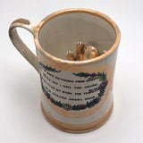 Sunderland Early 19th Century Lustreware Mug with Frog Inside!