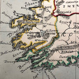 On hold Francess D. Fish's 1874 Hand-drawn Watercolor Map of Ireland