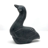 Inuit Carved Soapstone Canadian Goose, 7 Inches, Mid-Century