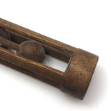 Interesting Old Carved Whimsy with Ball on Chain Inside Cage