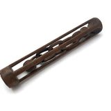 Interesting Old Carved Whimsy with Ball on Chain Inside Cage