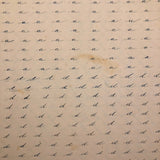 19th Century Penmanship Practice Notebook with Spencerian Bird Drawing
