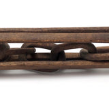 Interesting Old Carved Whimsy with Ball on Chain Inside Cage