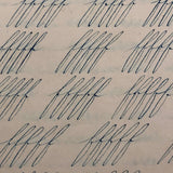 19th Century Penmanship Practice Notebook with Spencerian Bird Drawing