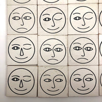 Creative Playthings Vintage 1969 Matching Faces Perception Plaques