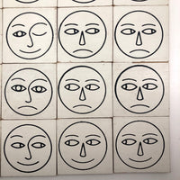 Creative Playthings Vintage 1969 Matching Faces Perception Plaques