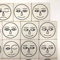 Creative Playthings Vintage 1969 Matching Faces Perception Plaques