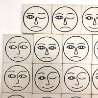 Creative Playthings Vintage 1969 Matching Faces Perception Plaques