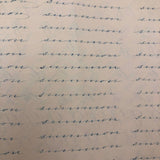 19th Century Penmanship Practice Notebook with Spencerian Bird Drawing