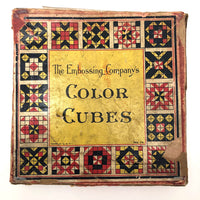 The Embossing Company Color Cubes Set of 36, c. 1930s