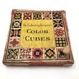 The Embossing Company Color Cubes Set of 36, c. 1930s