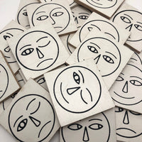 Creative Playthings Vintage 1969 Matching Faces Perception Plaques