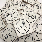 Creative Playthings Vintage 1969 Matching Faces Perception Plaques