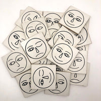 Creative Playthings Vintage 1969 Matching Faces Perception Plaques