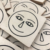 Creative Playthings Vintage 1969 Matching Faces Perception Plaques