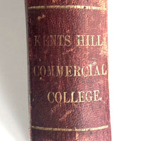 Big Old Leather Bound Ledger, Largely Unused
