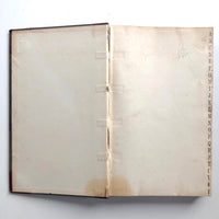 Big Old Leather Bound Ledger, Largely Unused