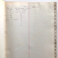 Big Old Leather Bound Ledger, Largely Unused