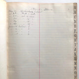 Big Old Leather Bound Ledger, Largely Unused