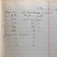 Big Old Leather Bound Ledger, Largely Unused