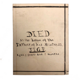 Hand-written Obituary for Beloved Cat Tige, 1880-1889