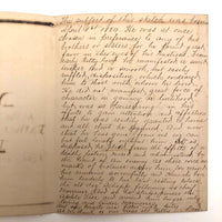 Hand-written Obituary for Beloved Cat Tige, 1880-1889