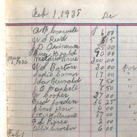 Big Old Leather Bound Ledger, Largely Unused