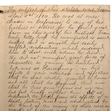 Hand-written Obituary for Beloved Cat Tige, 1880-1889
