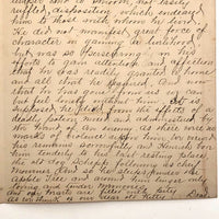 Hand-written Obituary for Beloved Cat Tige, 1880-1889