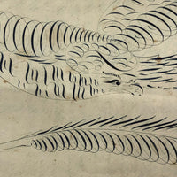 19th Century Penmanship Practice Notebook with Spencerian Bird Drawing