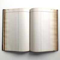 Big Old Leather Bound Ledger, Largely Unused