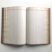 Big Old Leather Bound Ledger, Largely Unused