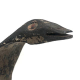 Exceptional Antique Blacksmith’s Hand-Forged, Painted Iron Folk Art Cobra