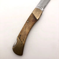 Taylor Japan Elk Horn 1981 Locking Folding Knife