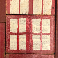 Great Old Hand-painted Wooden House Building Blocks + Huge Lot of Extras If You Want Them!