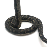 Exceptional Antique Blacksmith’s Hand-Forged, Painted Iron Folk Art Cobra