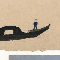 Three Tiny Naive Watercolor Drawings