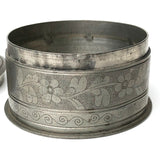Banka Blinjoe Indonesian Pewter Box With Finely Engraved Decoration