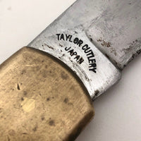 Taylor Japan Elk Horn 1981 Locking Folding Knife
