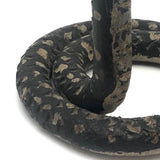 Exceptional Antique Blacksmith’s Hand-Forged, Painted Iron Folk Art Cobra