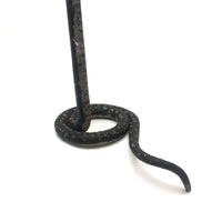 Exceptional Antique Blacksmith’s Hand-Forged, Painted Iron Folk Art Cobra