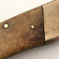 Taylor Japan Elk Horn 1981 Locking Folding Knife