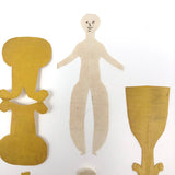 Antique But Wonderfully Modern Looking Cut Paper Dolls