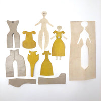 Antique But Wonderfully Modern Looking Cut Paper Dolls